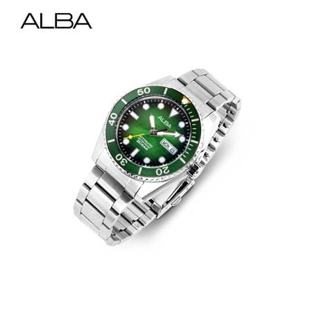 นาฬิกาข้อมือผู้ชาย ALBA AL4437X 43 มม. สี SILVER/GREEN/BLACK_2