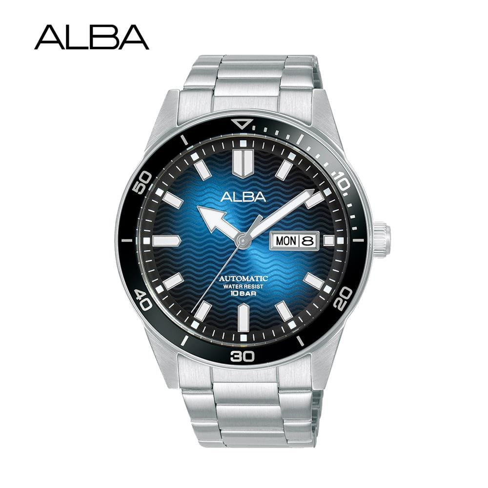 นาฬิกาข้อมือผู้ชาย ALBA รุ่น AL4609X ขนาด 43 มม. สีน้ำเงินดำ