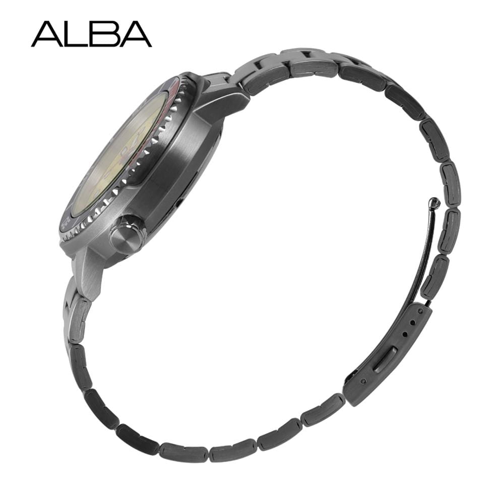 นาฬิกาข้อมือผู้ชาย ALBA AL4675X 43 มม. สี SILVER/YELLOW/BLUE/RED