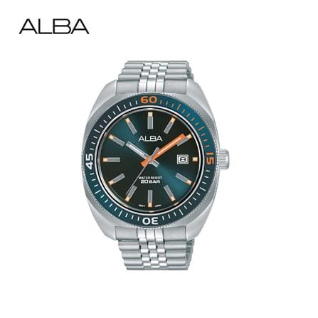 นาฬิกาข้อมือผู้ชาย ALBA AS9T83X 43 มม. สี SILVER/DARK BLUE_0