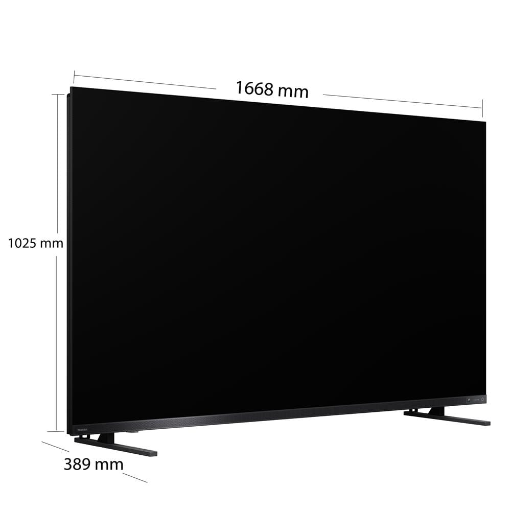 ทีวีอาร์จีบี มินิแอลอีดี 75 นิ้ว TOSHIBA (4K, MINI LED, VIDAA) 75ZXS