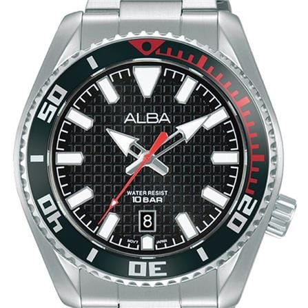 นาฬิกาข้อมือผู้ชาย ALBA รุ่น AS9P01X ขนาด 43.5 มม. สีดำ_1