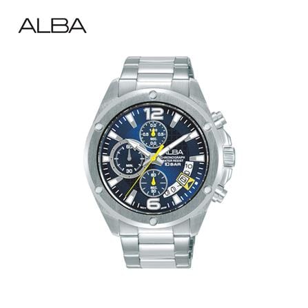 นาฬิกาข้อมือผู้ชาย ALBA รุ่น AM3987X ขนาด 43 มม. สีน้ำเงิน_0