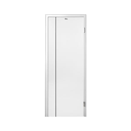 ชุดประตูห้องน้ำพร้อมวงกบ UPVC ไม่เจาะลูกบิด ASARA A811 70x200 ซม. สีขาว_0