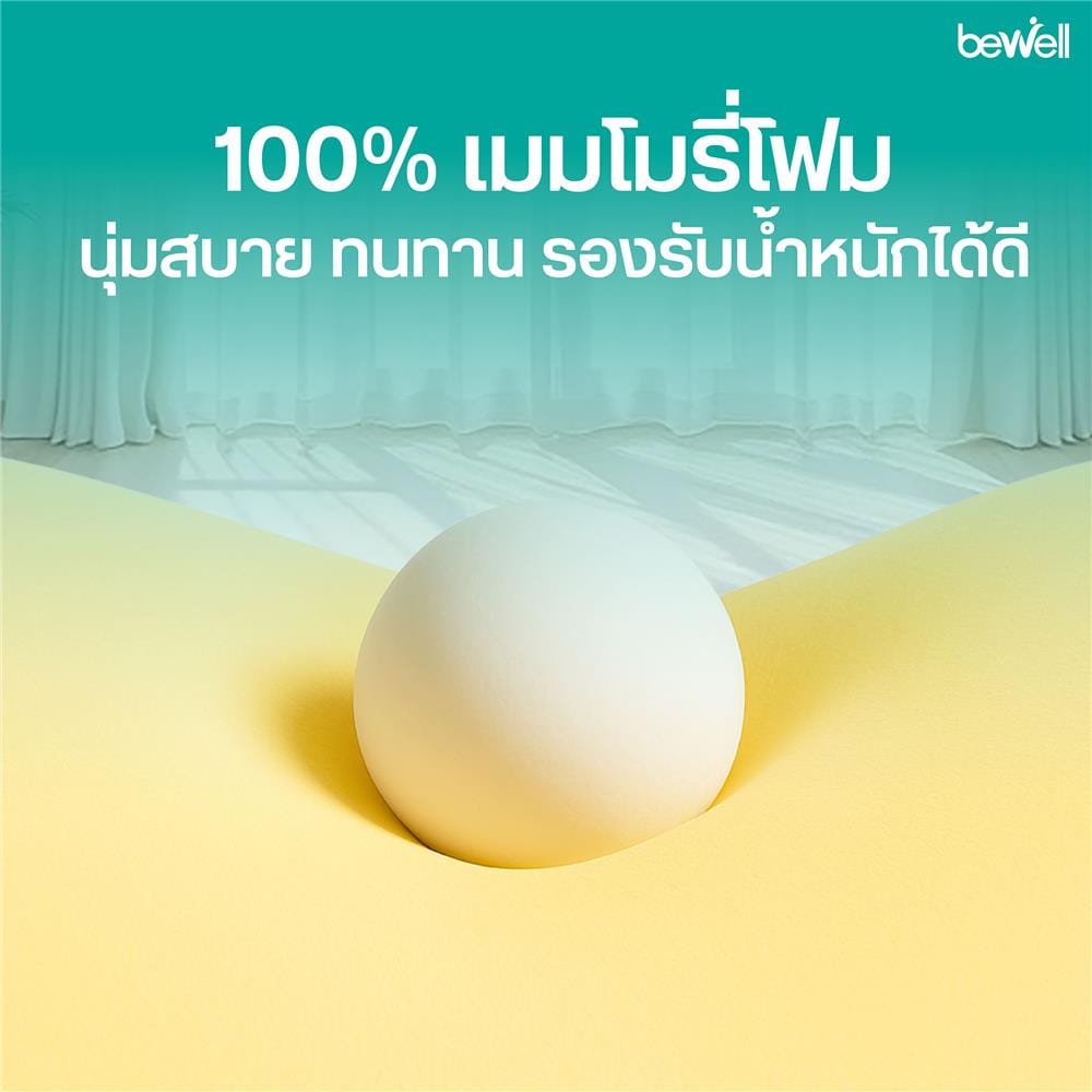 เบาะรองขา BEWELL HW-008 52x20x12 ซม. สีขาว