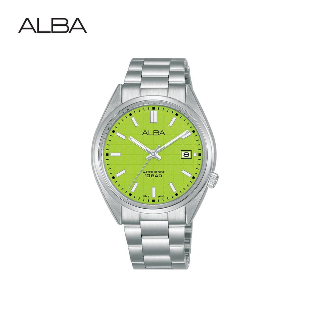 นาฬิกาข้อมือผู้หญิง ALBA รุ่น AG8N25X ขนาด 36 มม. สีเขียว