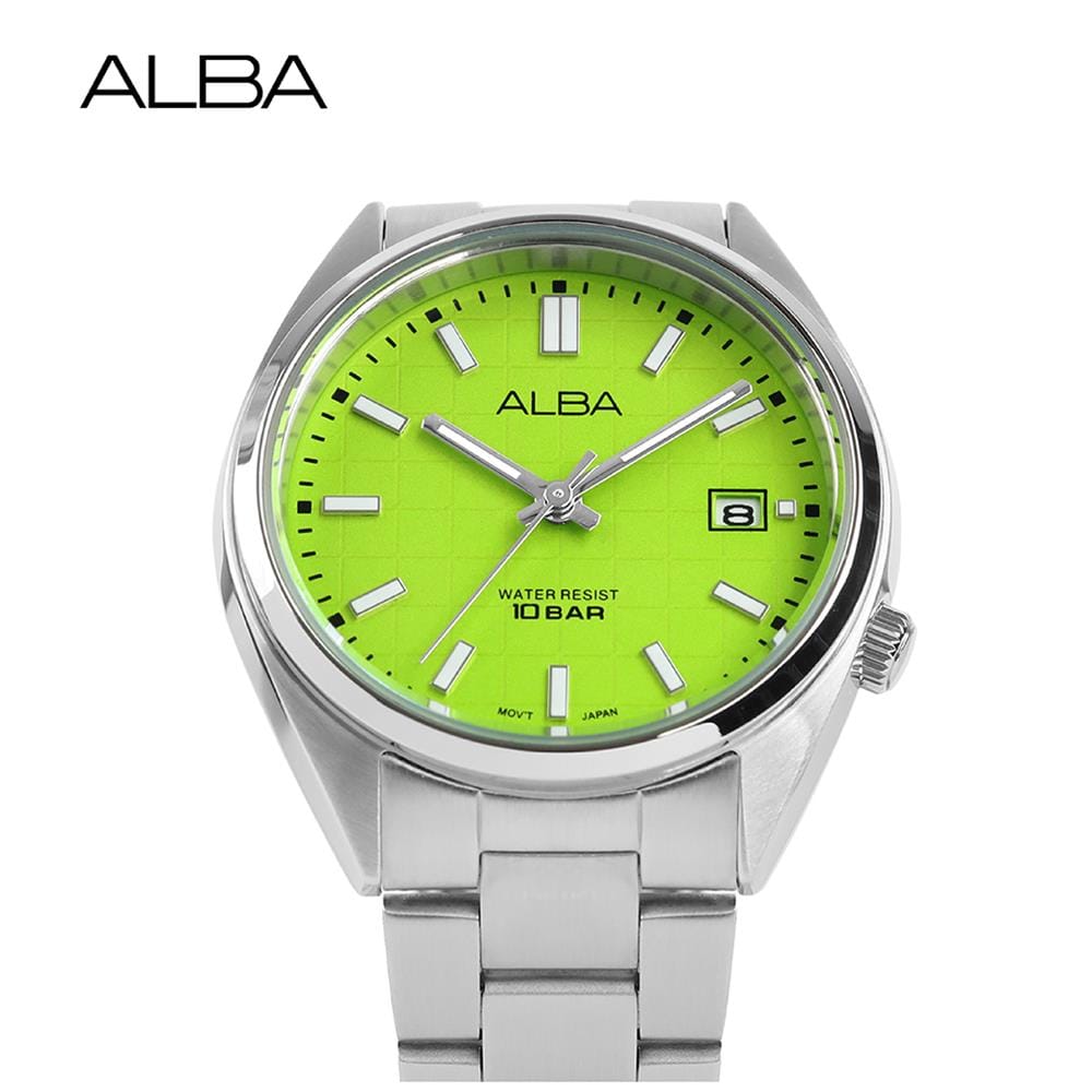 นาฬิกาข้อมือผู้หญิง ALBA รุ่น AG8N25X ขนาด 36 มม. สีเขียว