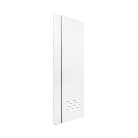 ชุดประตูห้องน้ำพร้อมวงกบ UPVC ไม่เจาะลูกบิด ASARA A812 70x200 ซม. สีขาว_1