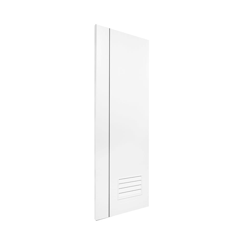 ประตูห้องน้ำ UPVC ไม่เจาะลูกบิด ASARA A812 70x200 ซม. สีขาว
