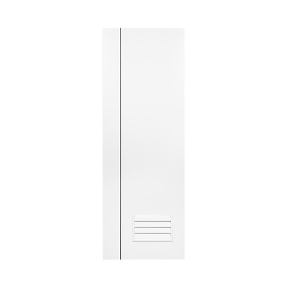 ประตูห้องน้ำ UPVC ไม่เจาะลูกบิด ASARA A812 70x180 ซม. สีขาว