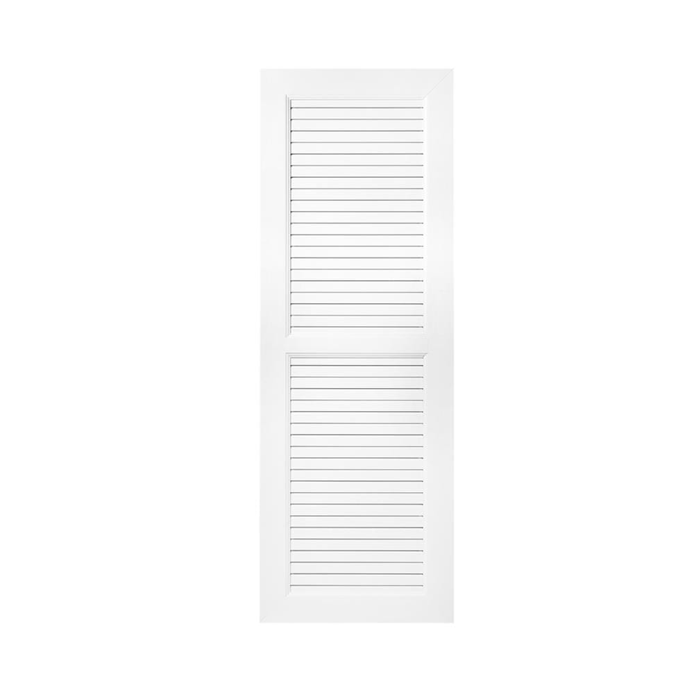 ประตูห้องน้ำ UPVC ไม่เจาะลูกบิด ASARA S937 70x180 ซม. สีขาว