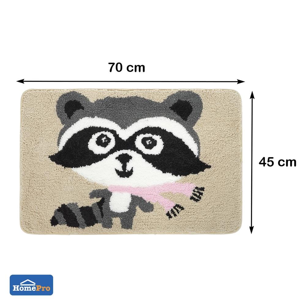 พรม SNAZZ T-RACCOON 45x70 ซม. สีครีม
