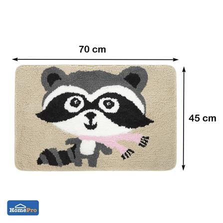 พรม SNAZZ T-RACCOON 45x70 ซม. สีครีม_6