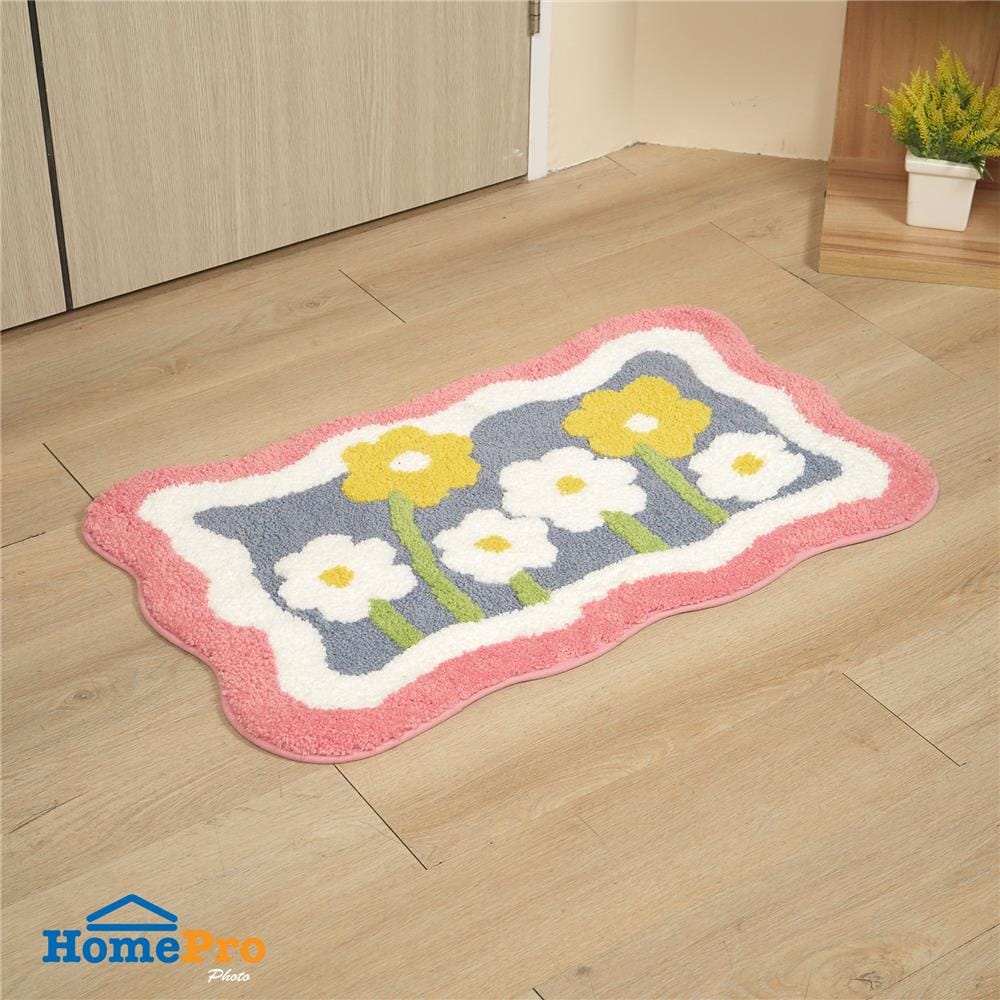 พรม SNAZZ T-FLOWER 50x80 ซม. สีชมพู