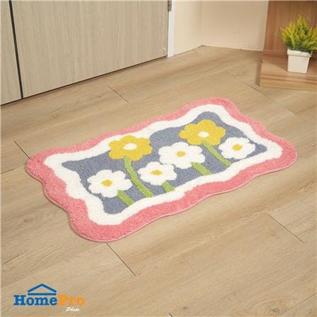 พรม SNAZZ T-FLOWER 50x80 ซม. สีชมพู_4