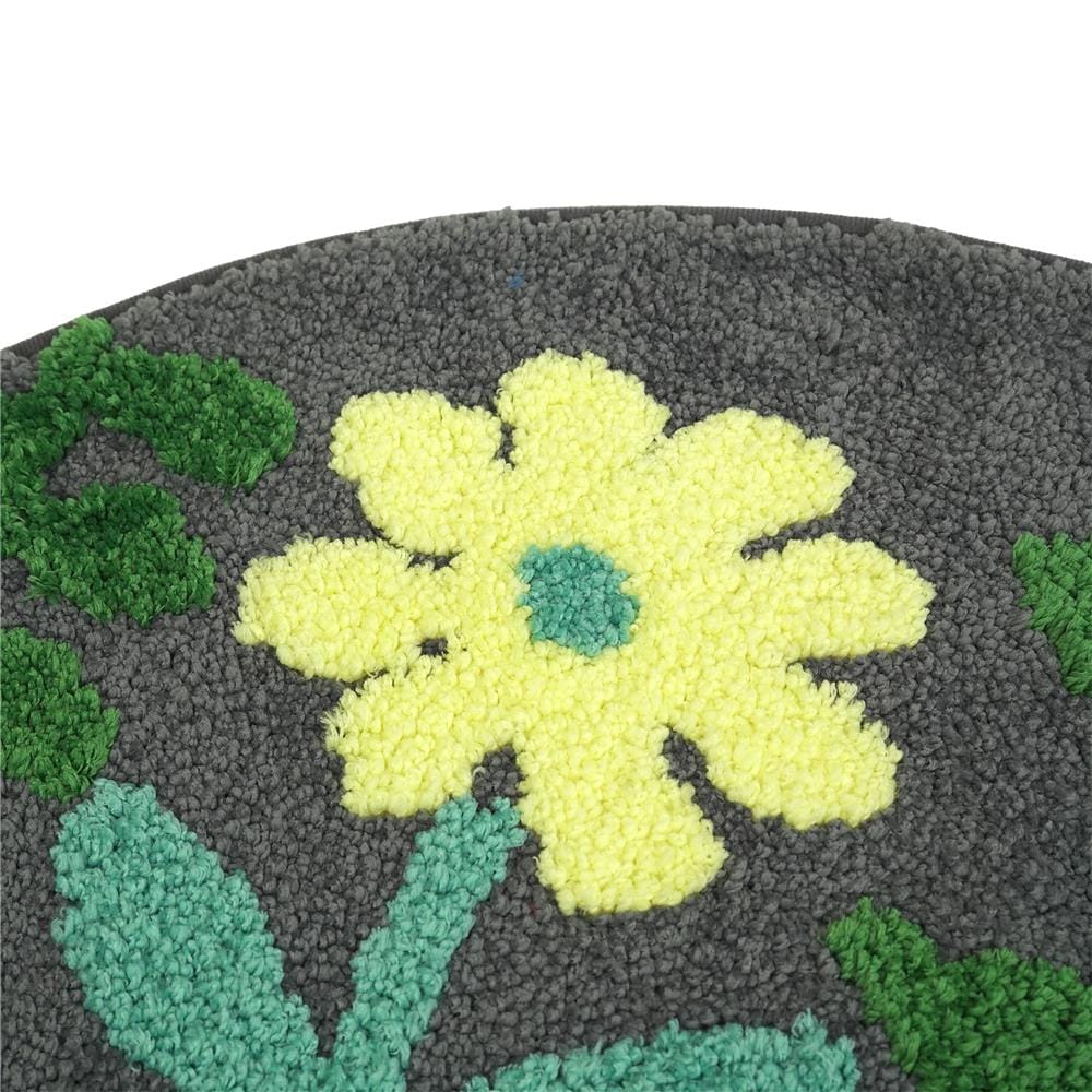 พรม SNAZZ T-FLOWER 50x80 ซม. สีดำ
