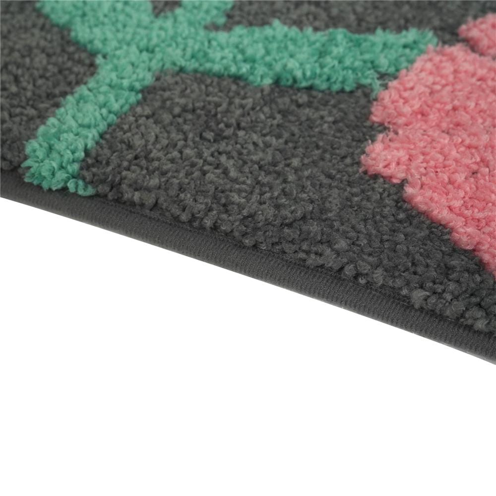 พรม SNAZZ T-FLOWER 50x80 ซม. สีดำ