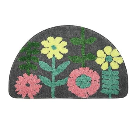 พรม SNAZZ T-FLOWER 50x80 ซม. สีดำ_0