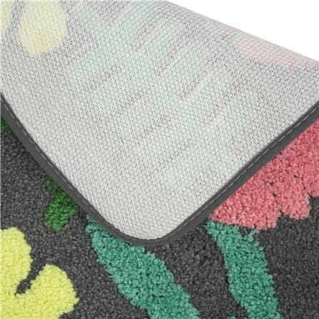 พรม SNAZZ T-FLOWER 50x80 ซม. สีดำ_1
