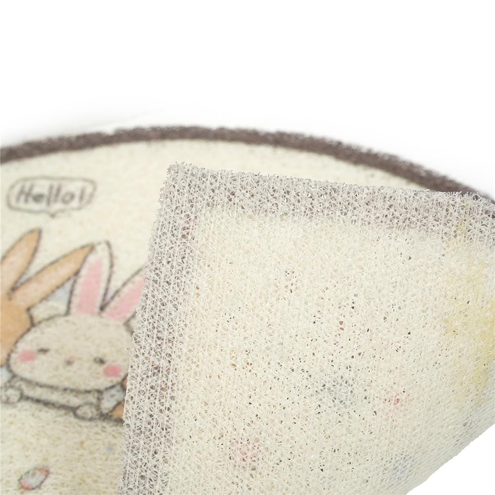 พรมเช็ดเท้าดักฝุ่น SNAZZ T-RABBIT 38x58 ซม. สีครีม