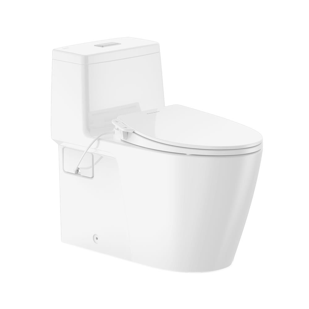 สุขภัณฑ์ 1 ชิ้น พร้อมฝากึ่งอัตโนมัติ AMERICAN STANDARD 2007TMB-WT-0 2.6/4 ลิตร สีขาว