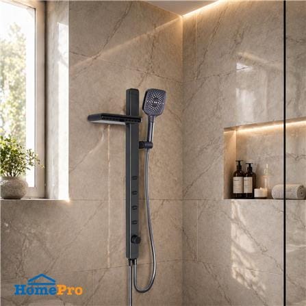 ฝักบัว RAIN SHOWER เดี่ยว HONS ST5000 สีเทา_3