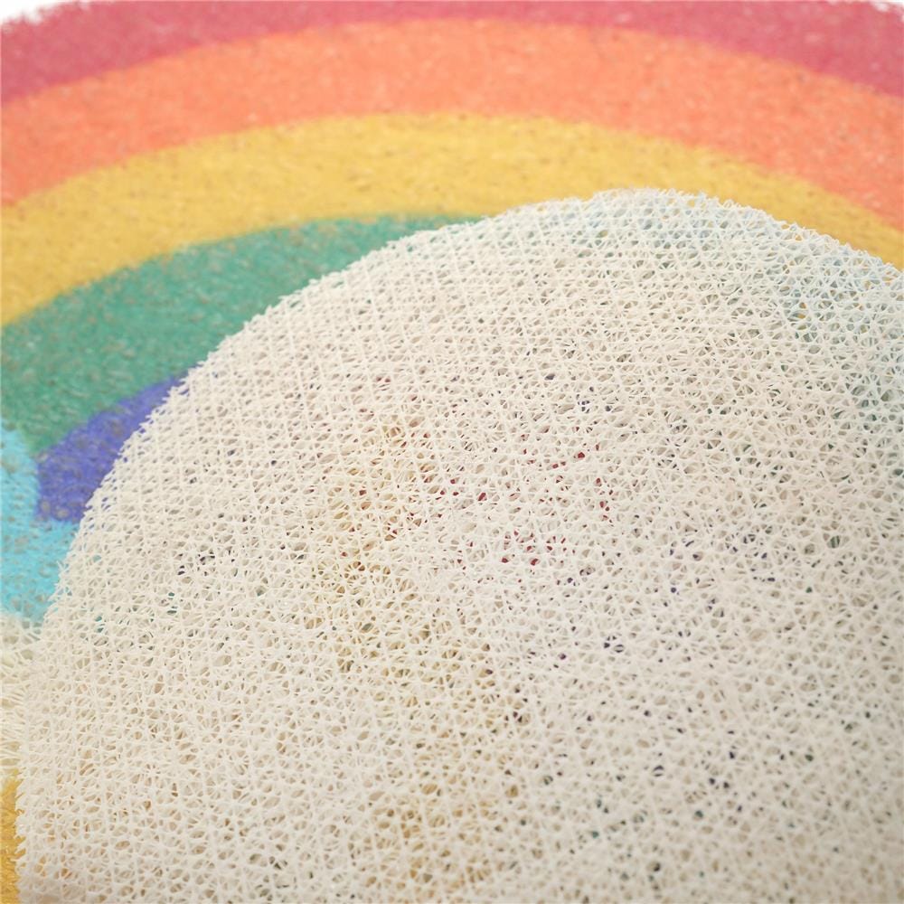 พรมเช็ดเท้าดักฝุ่น SNAZZ T-HELLO 38x58 ซม. สีขาว