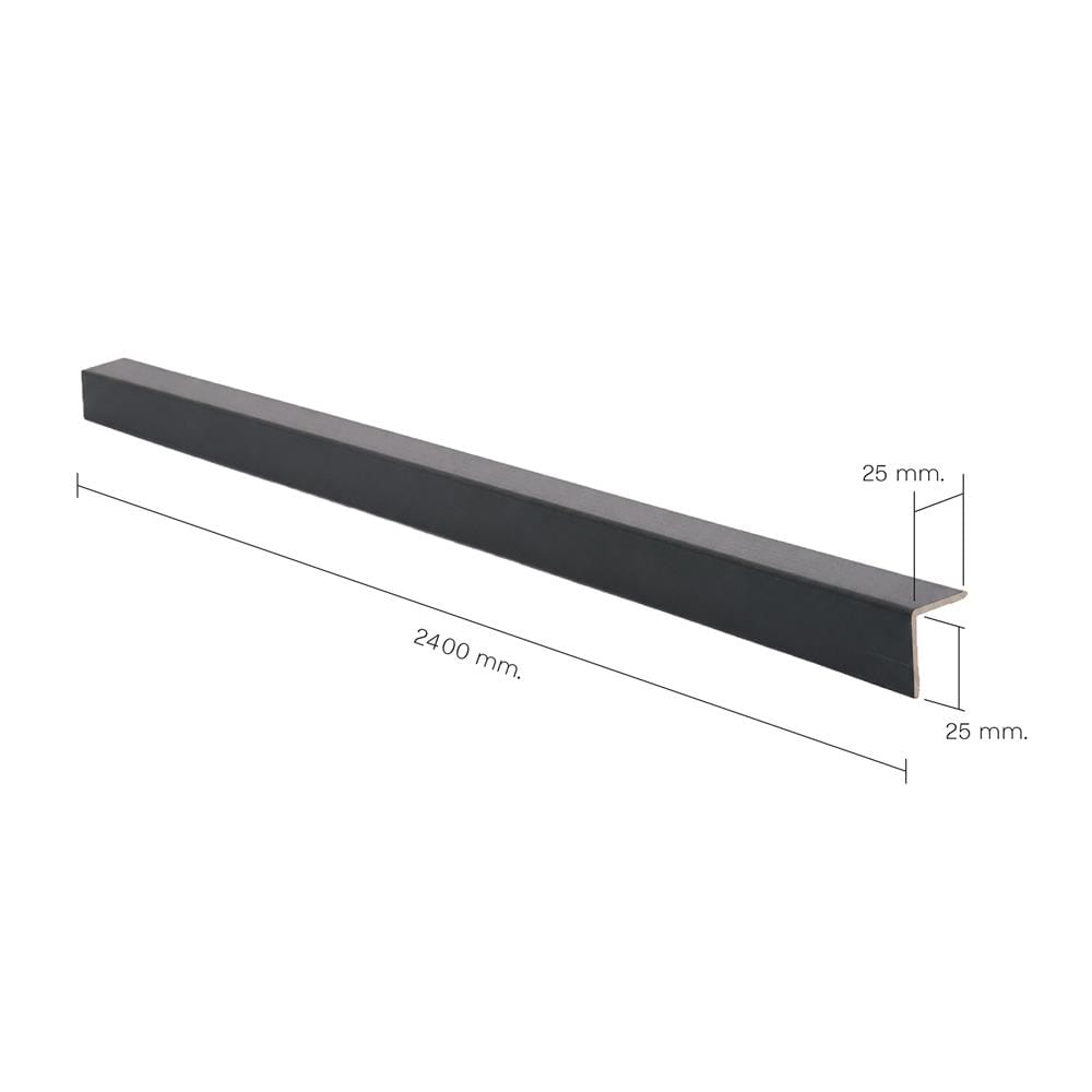 ตัวจบครอบฉาก PVC SMARTMATT 2.5x240x2.5 ซม. สี 010-1