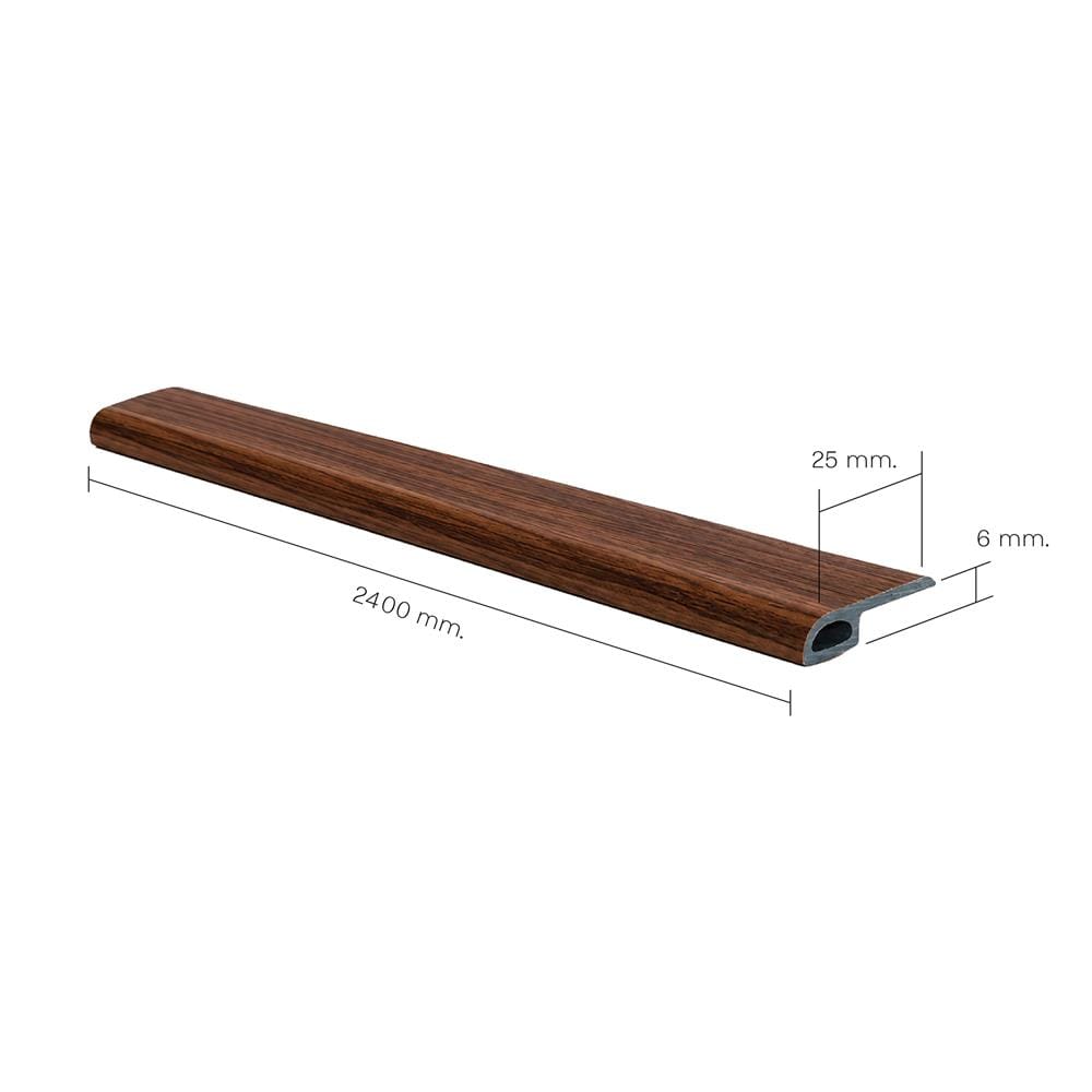 ตัวจบต่างระดับ PVC SMARTMATT 2.5x240x0.6 ซม. สี 28