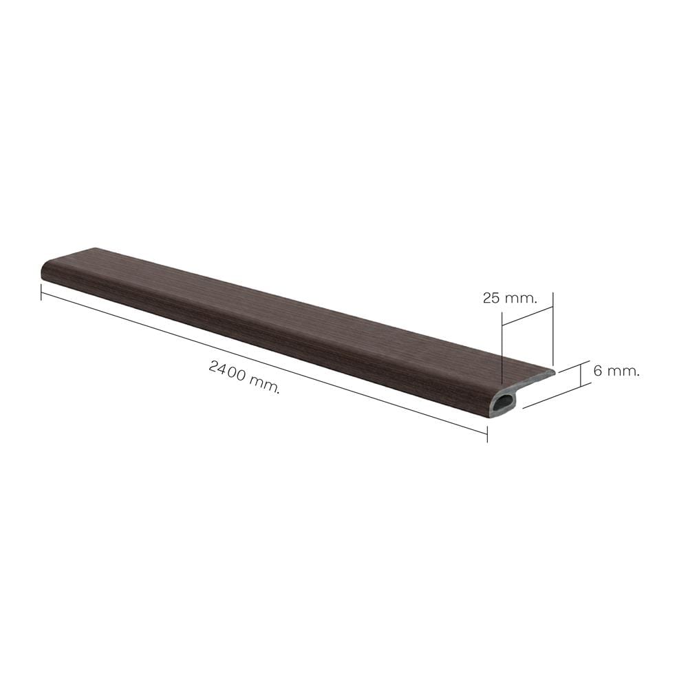 ตัวจบต่างระดับ PVC SMARTMATT 2.5x240x0.6 ซม. สี 028-3