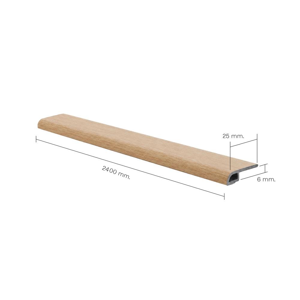 ตัวจบต่างระดับ PVC SMARTMATT 2.5x240x0.6 ซม. สี 39