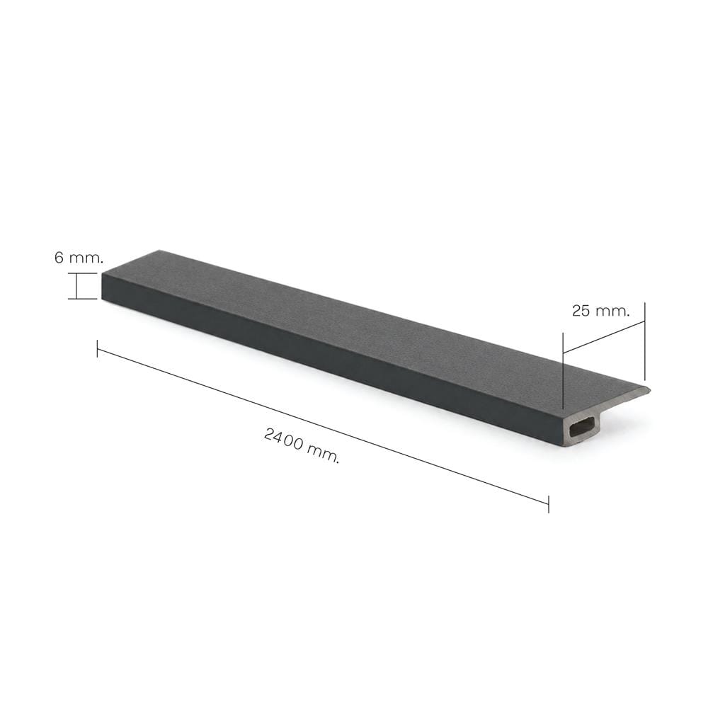 ตัวจบเก็บขอบ PVC SMARTMATT 2.5x240x0.6 ซม. สี 010-1