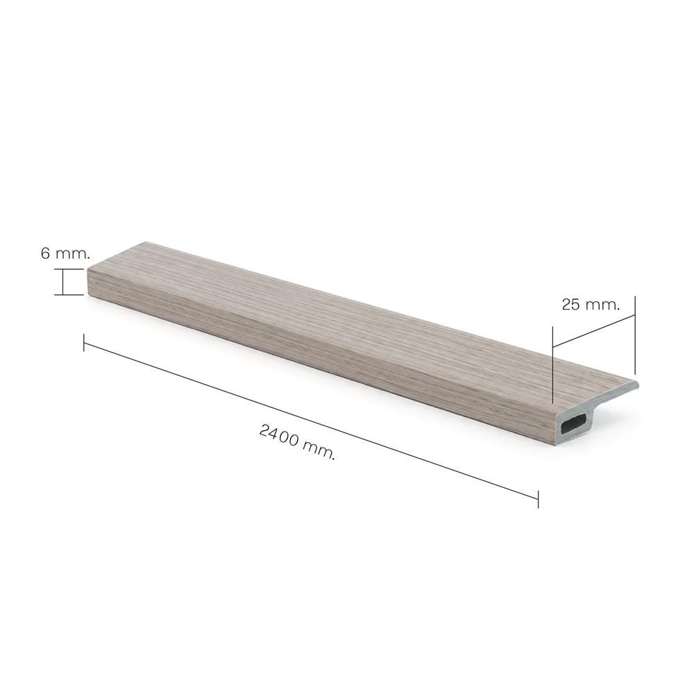 ตัวจบเก็บขอบ PVC SMARTMATT 2.5x240x0.6 ซม. สี 304