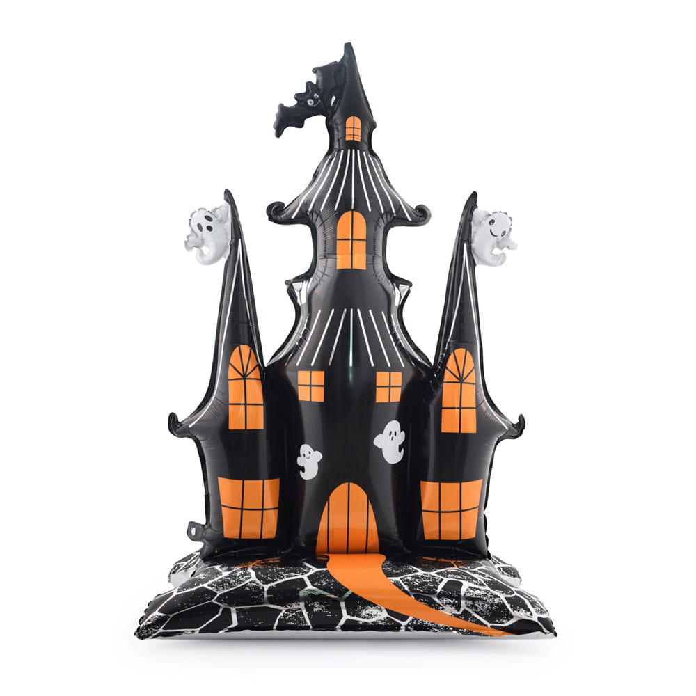 ลูกโป่งฟอยล์ HALLOWEEN CASTLE SNAZZ 58 นิ้ว สีดำ