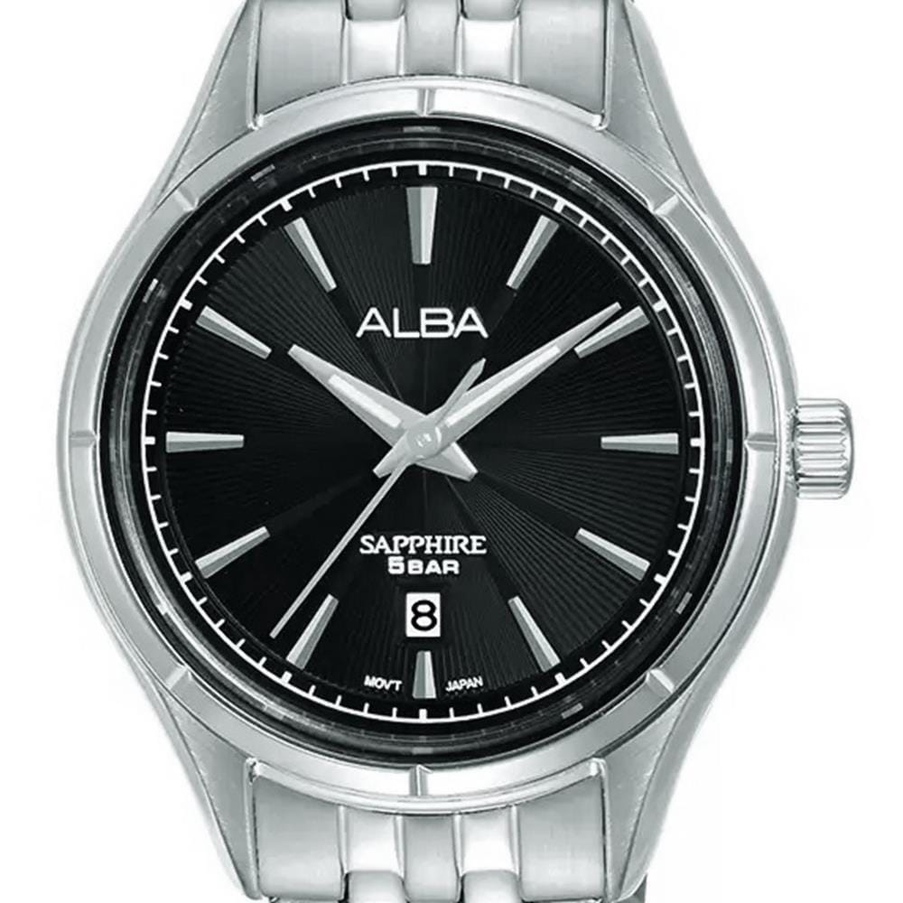 นาฬิกาข้อมือผู้ชาย ALBA รุ่น AS9T69X ขนาด 41.5 มม. สีดำ