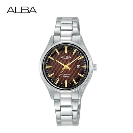 นาฬิกาข้อมือผู้หญิง ALBA รุ่น AH7DM3X ขนาด 30 มม. สีน้ำตาล_0