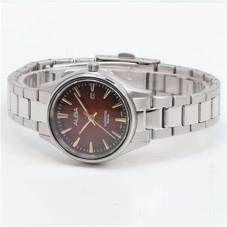 นาฬิกาข้อมือผู้หญิง ALBA รุ่น AH7DM3X ขนาด 30 มม. สีน้ำตาล_1