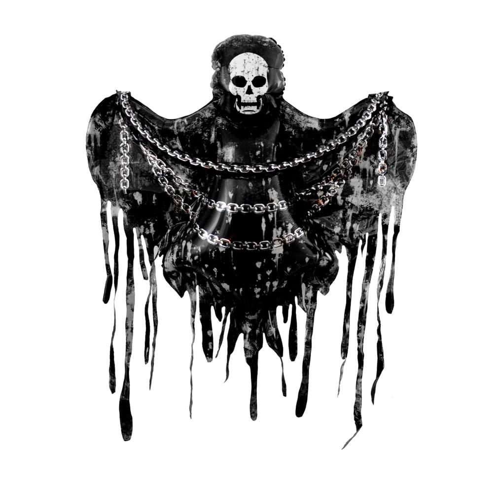 ลูกโป่งฟอยล์ HALLOWEEN GHOST SNAZZ 58 นิ้ว สีดำ