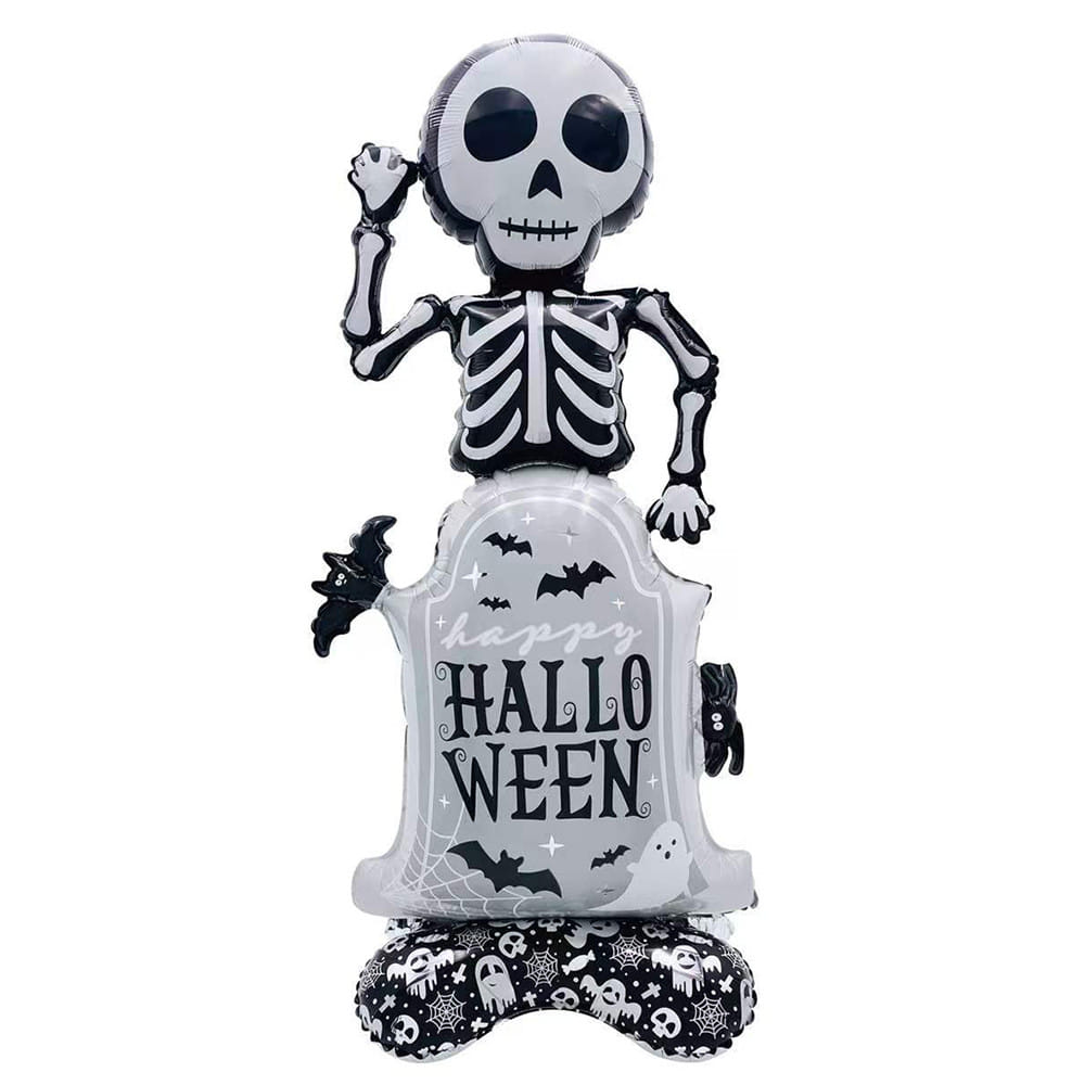 ลูกโป่งฟอยล์ HALLOWEEN GHOST SNAZZ 46 นิ้ว สีขาว