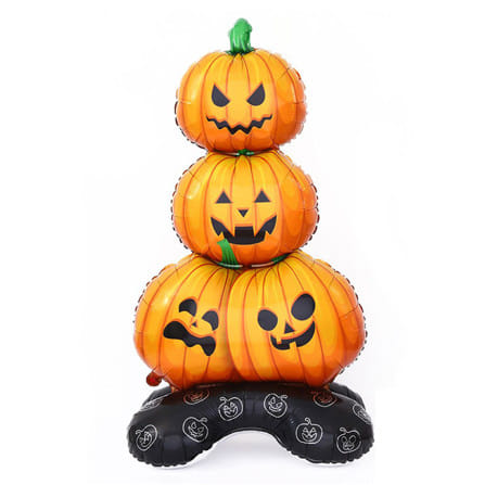 ลูกโป่งฟอยล์ HALLOWEEN PUMPKIN SNAZZ 42 นิ้ว สีส้ม_0