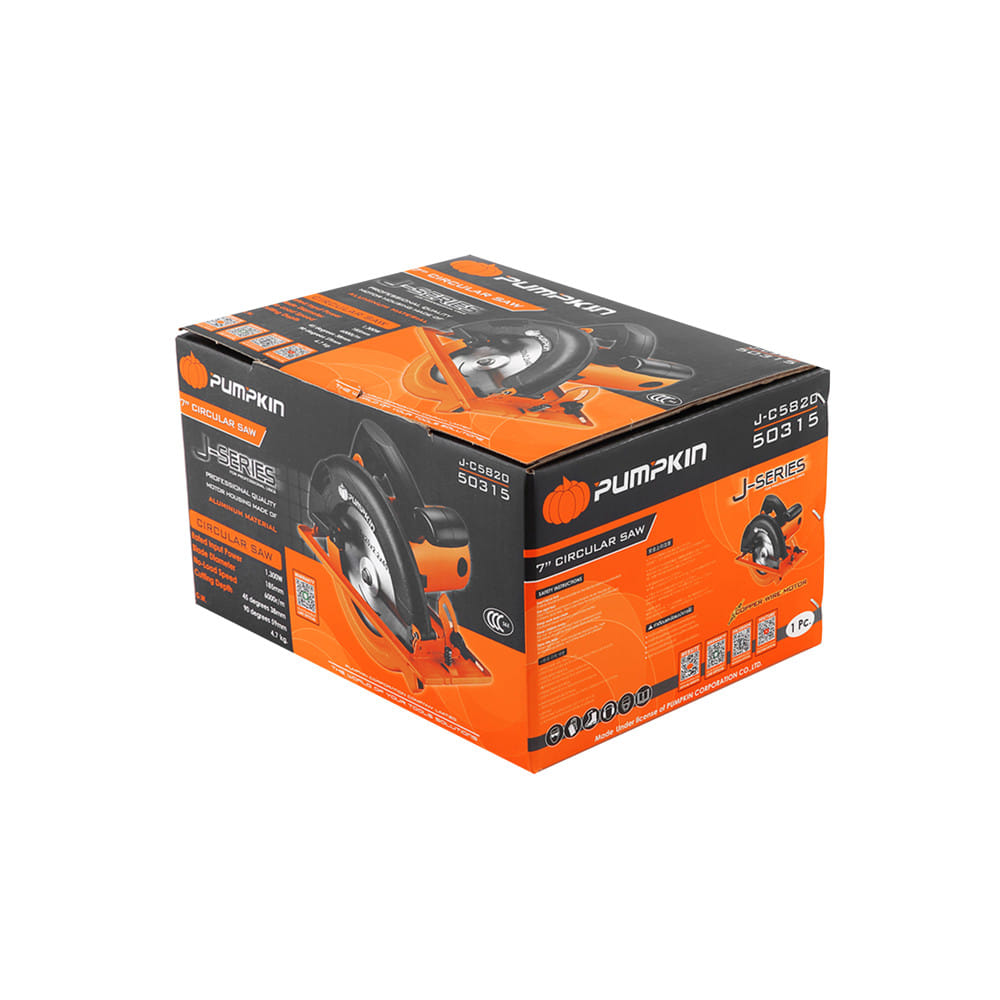 เลื่อยวงเดือน PUMPKIN 50315 J-C5820 7 นิ้ว 1300 วัตต์