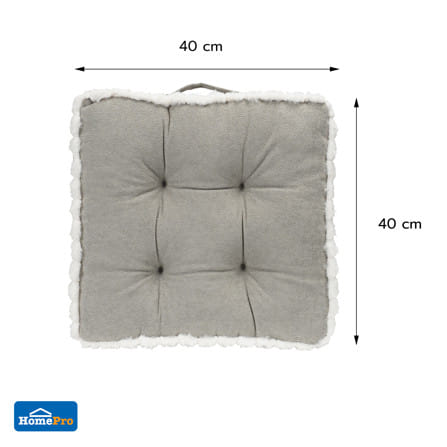 เบาะรองนั่ง HOME LIVING STYLE CLOUDY 16x16 นิ้ว สีเทา_6