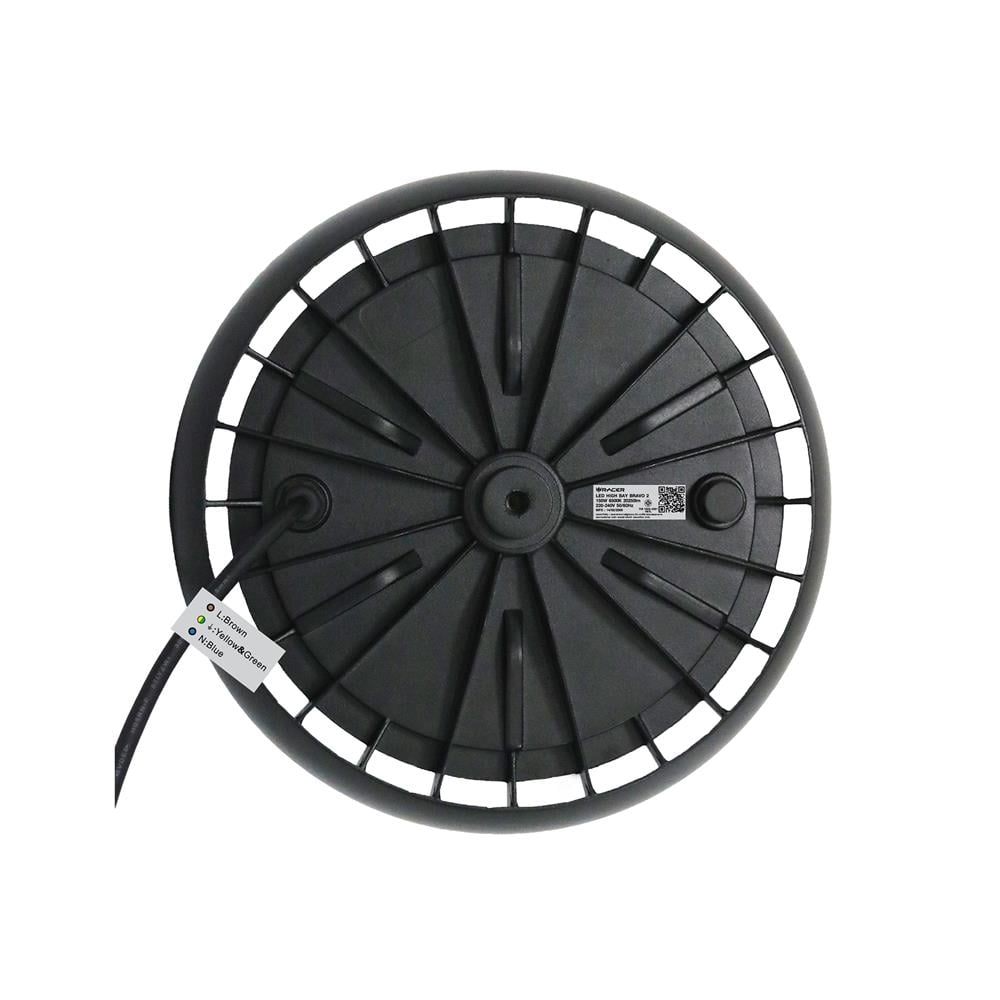 โคมไฮเบย์ LED RACER BRAVO2 150 วัตต์ DAYLIGHT สีดำ