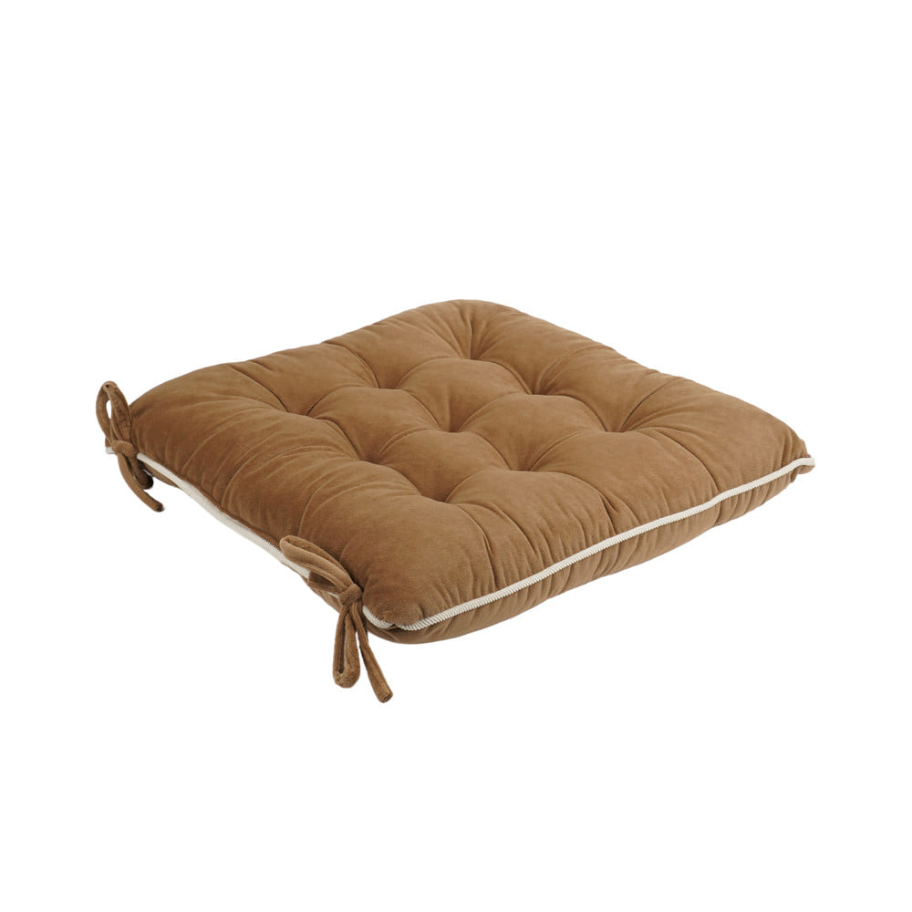 เบาะรองนั่ง HOME LIVING STYLE CRISP 15x15 นิ้ว สีน้ำตาล