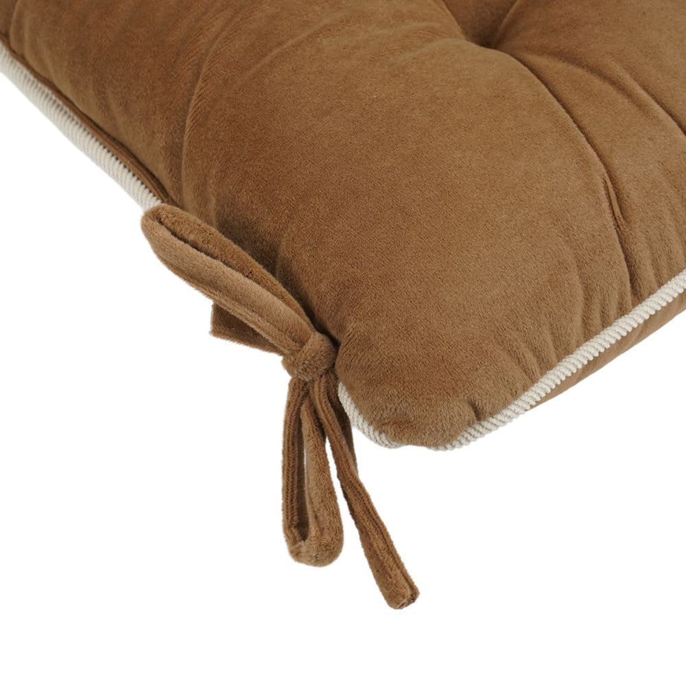 เบาะรองนั่ง HOME LIVING STYLE CRISP 15x15 นิ้ว สีน้ำตาล