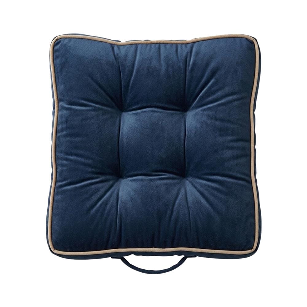 เบาะรองนั่ง HOME LIVING STYLE CREST 16x16 นิ้ว สีน้ำเงิน