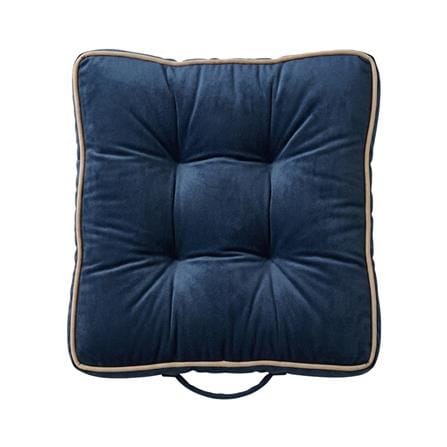 เบาะรองนั่ง HOME LIVING STYLE CREST 16x16 นิ้ว สีน้ำเงิน_0