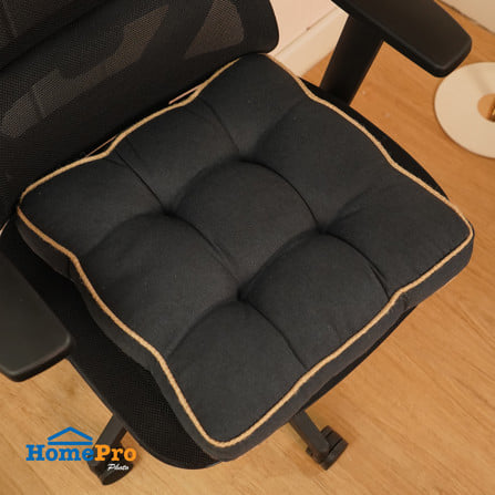 เบาะรองนั่ง HOME LIVING STYLE CREST 16x16 นิ้ว สีน้ำเงิน_4