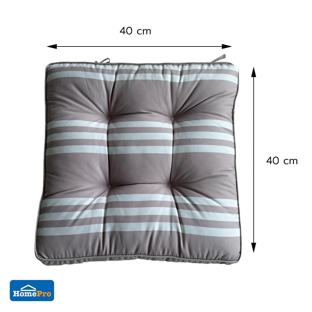 เบาะรองนั่ง HOME LIVING STYLE CHILLY 16x16 นิ้ว สีเบจ