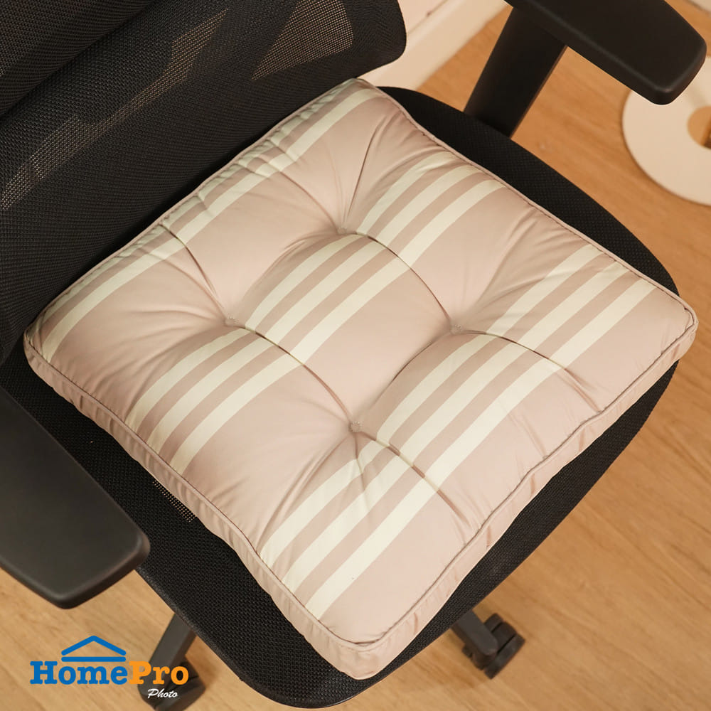 เบาะรองนั่ง HOME LIVING STYLE CHILLY 16x16 นิ้ว สีเบจ